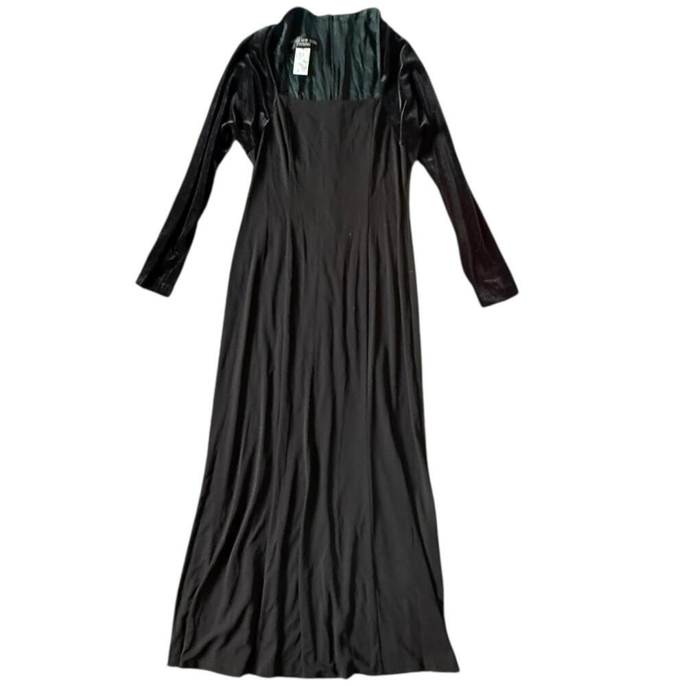 Jones New York Black Long Sleeve Dress